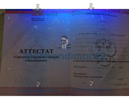 Купить аттестат за 9 класс 2010-2013 годов, старого образца